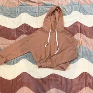 cropped hoodie